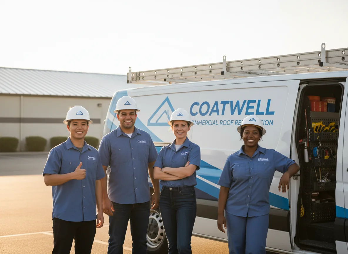 Commercial roof coating company in Deer Island, OR